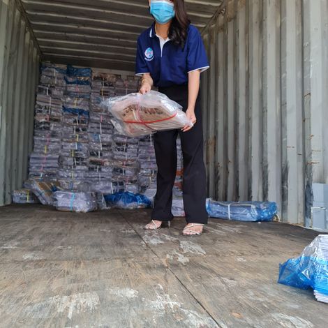 Staff during loading