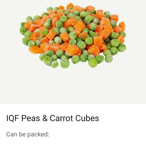 peas with carrot