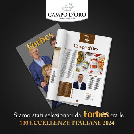Selected by Forbes among the 100 Italian Excellences of 2024
