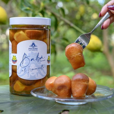 Our concept of babà in limoncello syrup