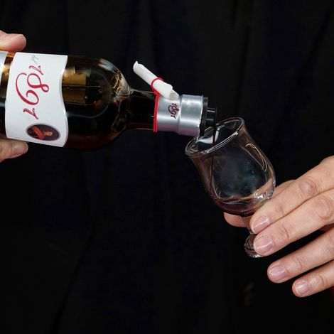 Pouring Balsamic Vinegar of Modena