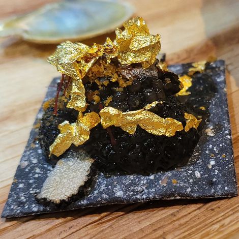 Black Caviar and gold