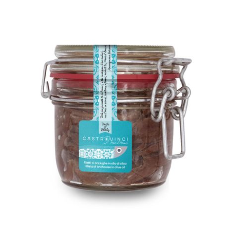 Anchovy fillets in 580g hermetical jar