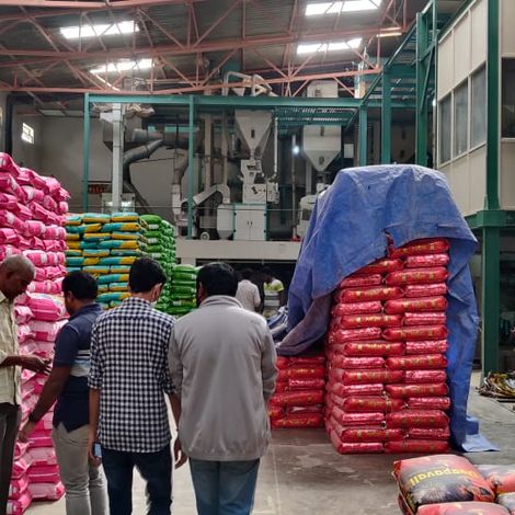 Rice miling plant