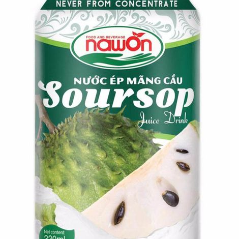 Soursop juice 330ml, fruit juice fresh, supplier viet nam, fruit juice in can.contact +84376677857