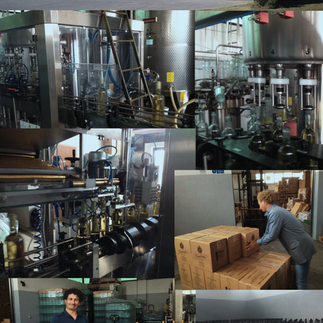 Casalvento bottling and storage