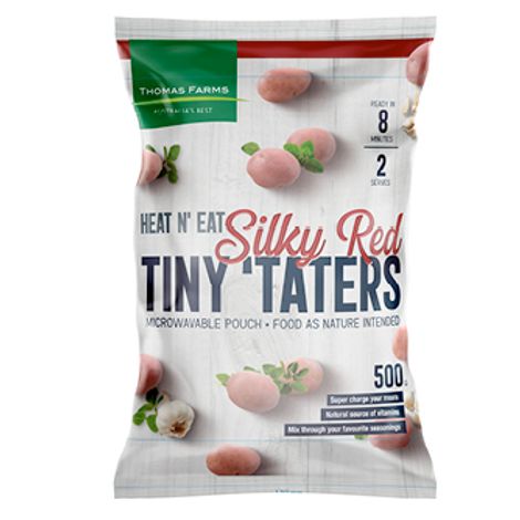 Tiny 'Taters Silky Red - Mini Potatoes Microwave pack