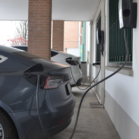 Our Recharging Station for Company Cars