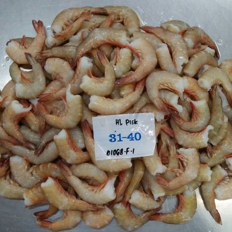 Seacaught_Pink Shrimp_Metapenaeus AffinisPink__HLSO_31/40_Thaw