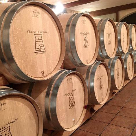 Château la Mouline's Wine Cellars