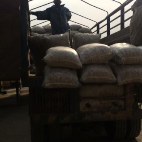 Inbound ginger heading  to the factory from the farms in Kachia