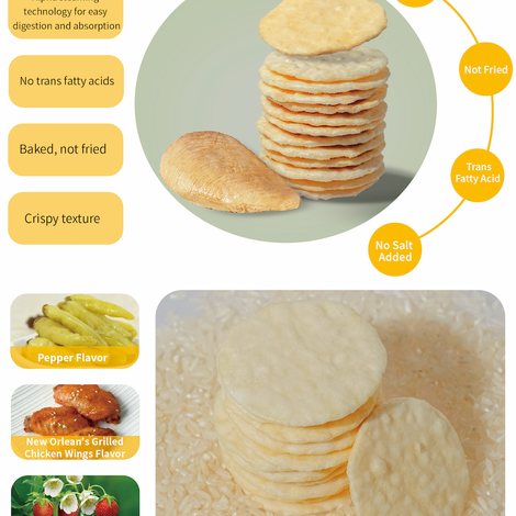Adult Snacks- Five Grains Crisy Pancake Series