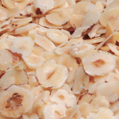 sliced hazelnuts