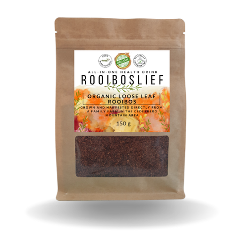 Rooiboslief 150g Retail packaging
