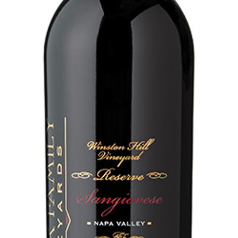 Frank Family Vineyards_Winston Hill Vineyard Sangiovese_Red Wine