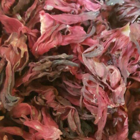 Dried hibiscus flower
