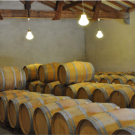 Château Haut Gazeau's wine storage
