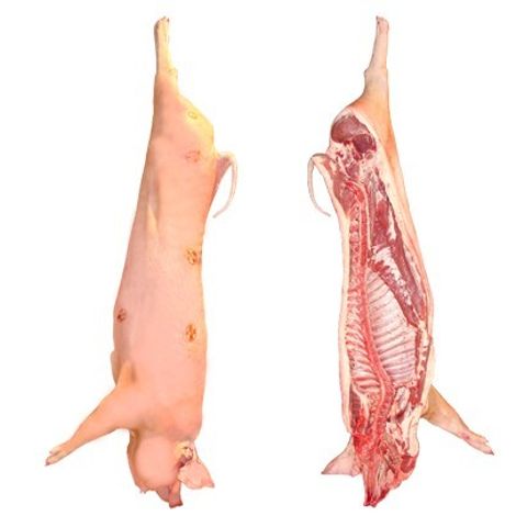 full pork half-carcasses