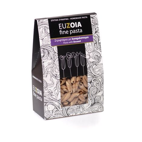 Turned Pasta with Flaxseed