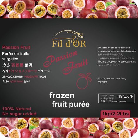 Passion fruit puree Fil d'Or