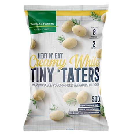 Tiny 'Taters Creamy White - Mini Potatoes Microwave packs