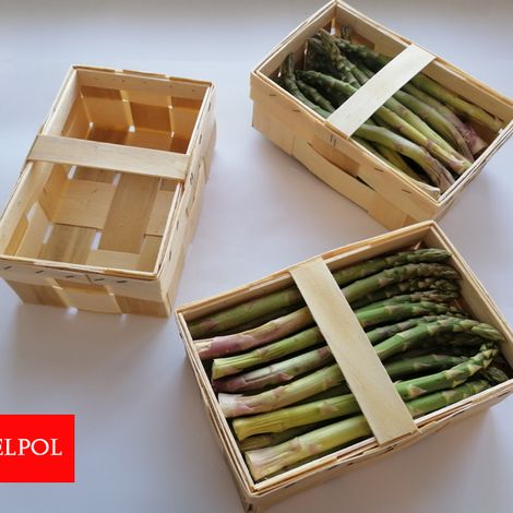 Asparagus packaging. Sales.