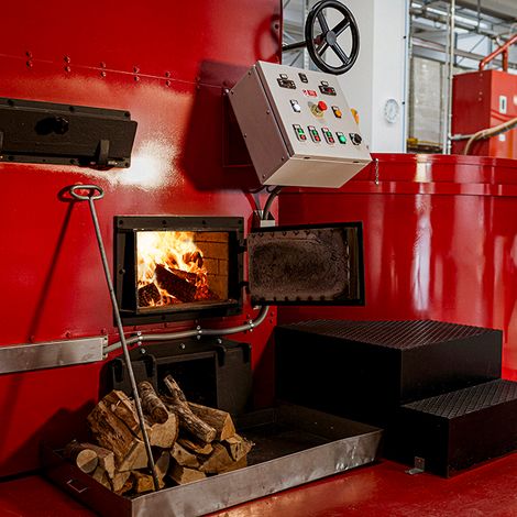 roasting with wood