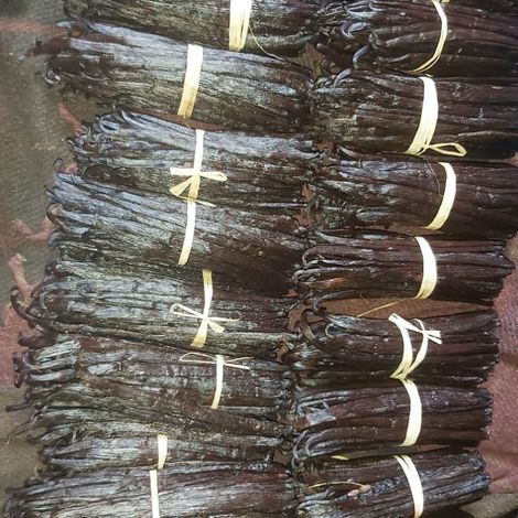 Our well cured vanilla ready for packaging and export.