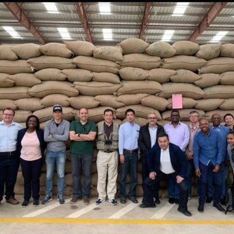 Kerchanshe Trading P.L.C. - Coffee Bean Warehouse with Employees