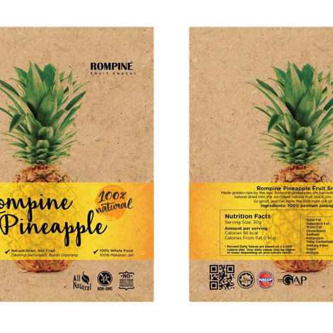 ROMPINE Dried Pineapple