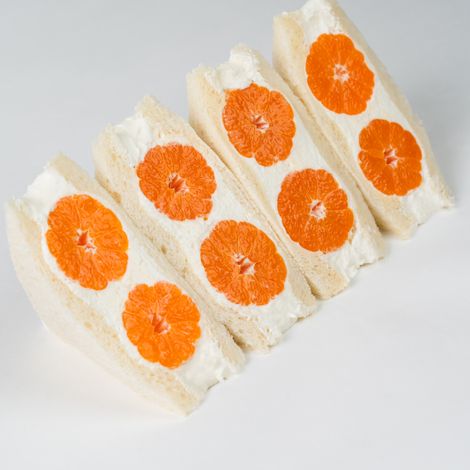 Low-sugar Tangerine Yogurt Sanwich (Dessert)