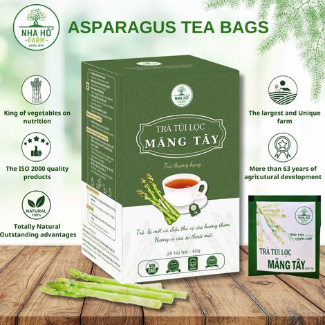 Asparagus Tea Bags – Retail Packaging