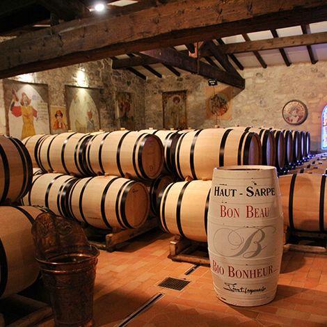 Barrel of wines