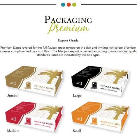 Medjool packaging