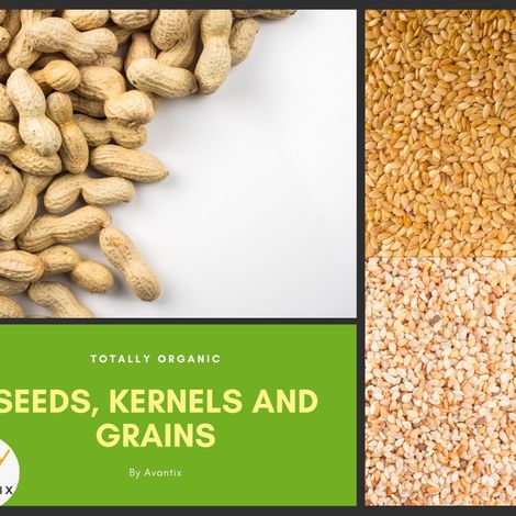 Seed, kernels and grains