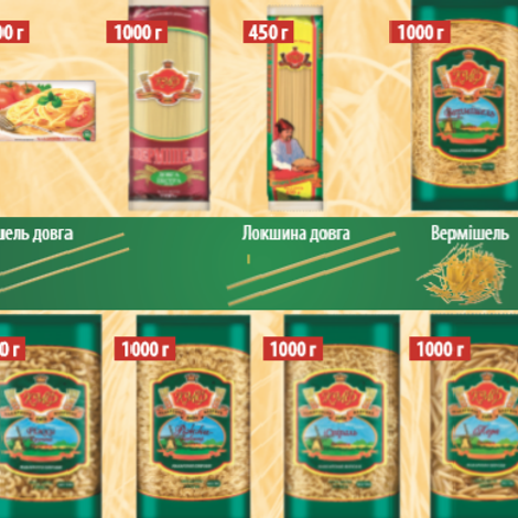 Pasta Factory Kyiv, Trade House, LLC - Products