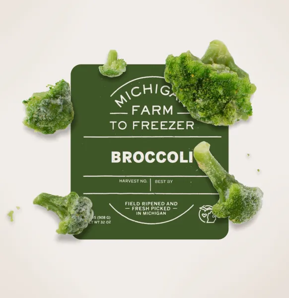 Broccoli from 미국 supplied by MI Frozen Food, LLC - 냉동 냉동 브로콜리