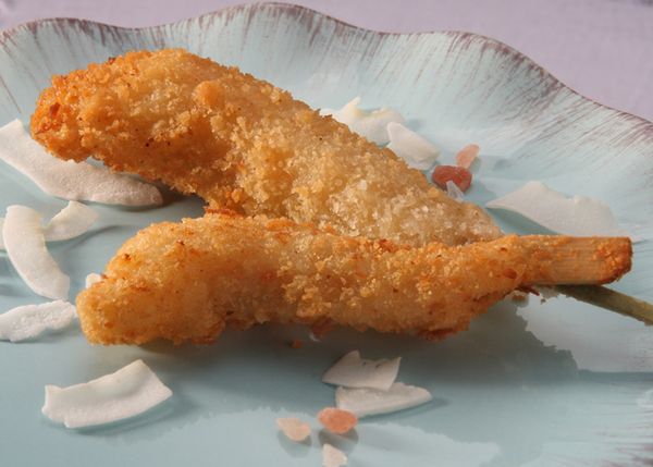 Frozen Breaded Shrimp from 미국 supplied by Saugatuck Kitchens, LLC - 껍질 벗김 - PDTO (껍질 제거, 내장 제거, 꼬리 있음) 새우 가공품