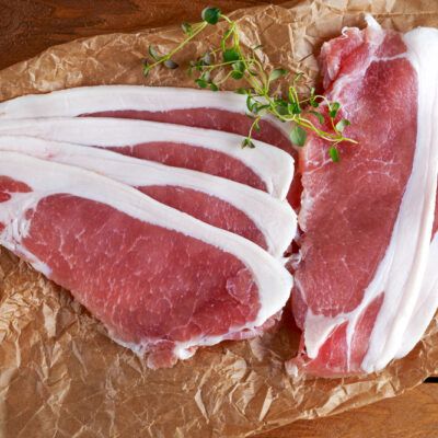 Bacon from 영국 supplied by Churchgate Sausage Shop - Sliced 베이컨