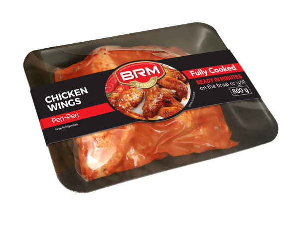 CHICKEN WINGS PERI-PERI from 남아프리카공화국 supplied by Barbeque Rib Manufacturers (Pty) Ltd - With Bone 닭고기 가공품