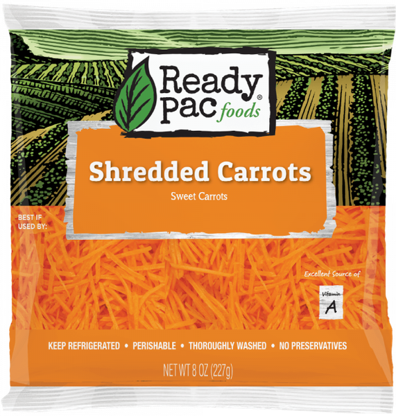 Shredded Carrots from 미국 supplied by Ready Pac Produce Florence - Modified Atmosphere Packaging (=MAP) 신선 당근