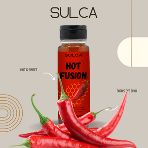 SULCA HOT HONEY Fusion - First in India | Wildflower Honey, Bird's Eye Chili & Apple Cider Vinegar- A healthy Fusion from 인도 supplied by FARMDAY PRIVATE LIMITED - PET Jar 향신꿀