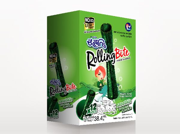 Celiko Rolling Bite Original Flavor from Thailand supplied by Capital Trading Co., Ltd. - Fresh (=Chilled=Raw) Frozen Seaweed