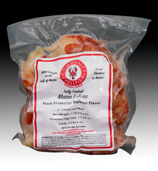 Lobster Meat from United States supplied by Community Shellfish - Vacuum Packed (=VAC) Fresh Common Lobster