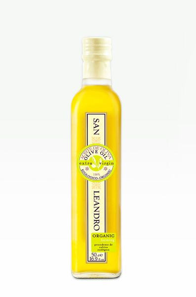 Organic Extra Virgin Olive Oil (San Leandro) 500ml from 스페인 supplied by Med International Importacion-Exportacion S.A. - Glass Jar (=Glass Bottle) 올리브유