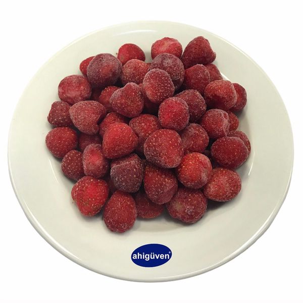 IQF Strawberry from Turkiye supplied by Ahi Guven Canned & Frozen Food Co. - Carton Box (=Cardboard Box) Fresh Strawberry
