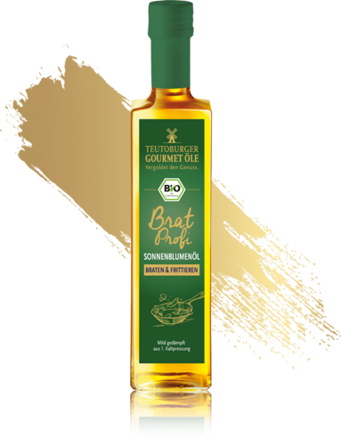 Sunflower Oil from Germany supplied by Teutoburger Ölmühle GmbH - Glass Jar (=Glass Bottle) Refined Sunflower Oil