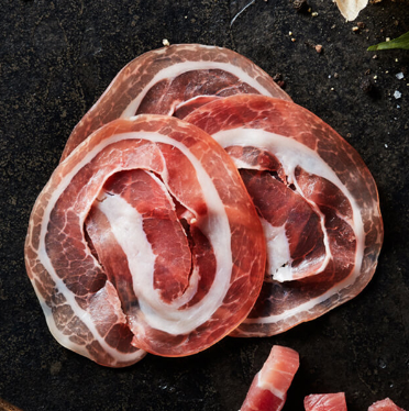 Bacon- Pancetta from 미국 supplied by Columbus Mfg. Inc. - Boneless (=Without Bone=Deboned) 베이컨
