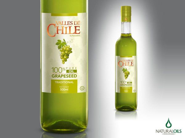 Grapeseed Oil from Chile supplied by Natural Oils Chile S.A - Pure Grapeseed Oil