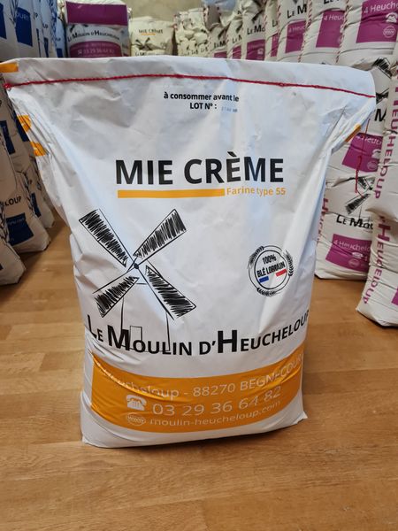 Flour Farine Type 55 from 프랑스 supplied by The Moulin d'Heucheloup - Type 55 밀가루